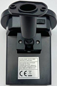 LED Solar Gartenstrahler mit Erdspieß / 80lm, Dämmerungssensor, IP65