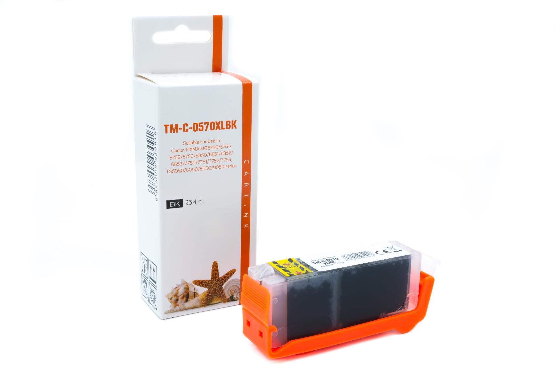 PGI570BK alternativ Seestern Tinte black / 0372C001 / 23,4ml / mit Chip