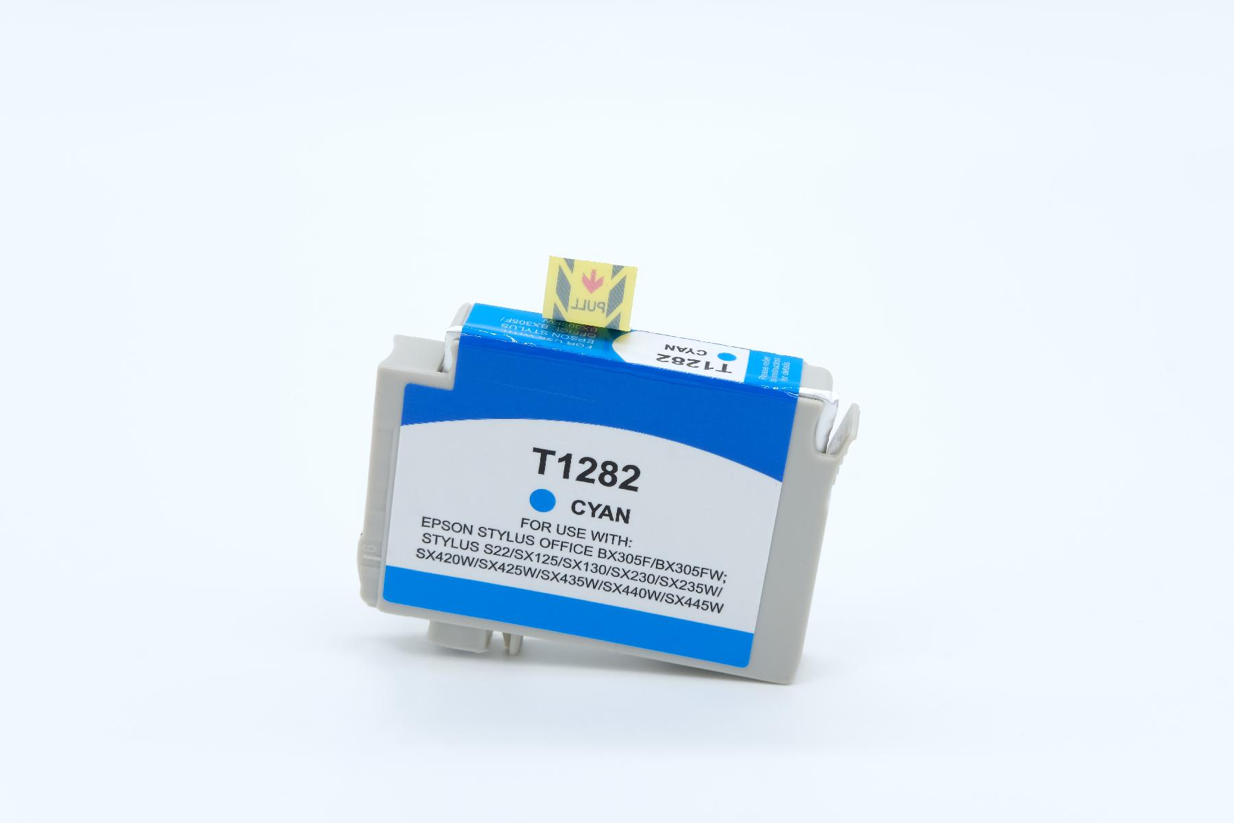 T1282 alternativ Tinte Cyan für Epson / C13T12824010 / 5ml T1282 alternativ Tinte Cyan für Epson / C13T12824010 / 5ml