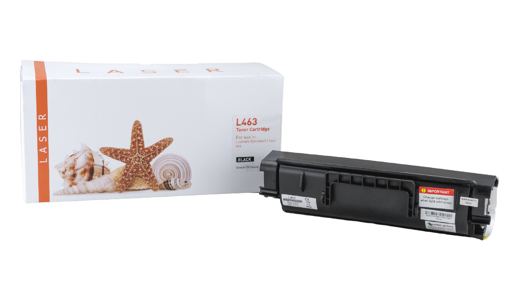 X463 alternativ Toner black für Lexmark  / X463X11G / 15.000 Seiten