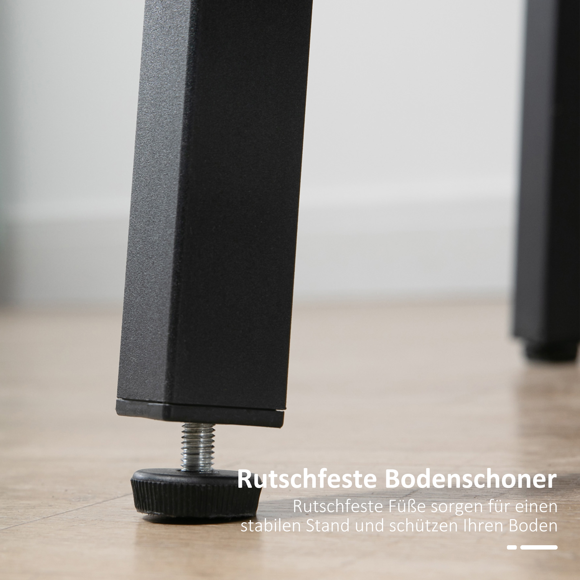 Esstisch Küchentisch, großer Tisch, Industriedesign, Rustikales Design, ?80 x 76 cm, Braun