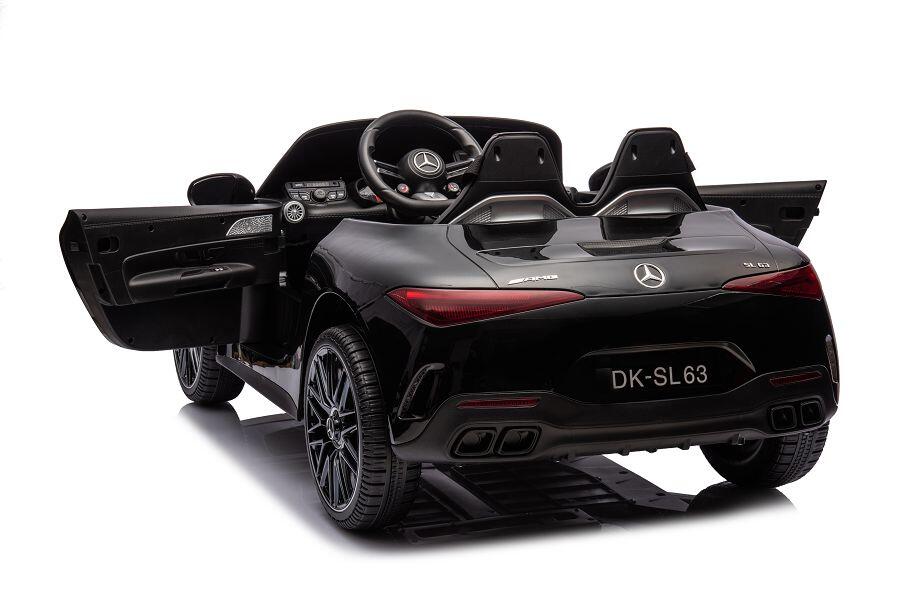 Kinderfahrzeug Mercedes SL63 AMG - schwarz lackiert