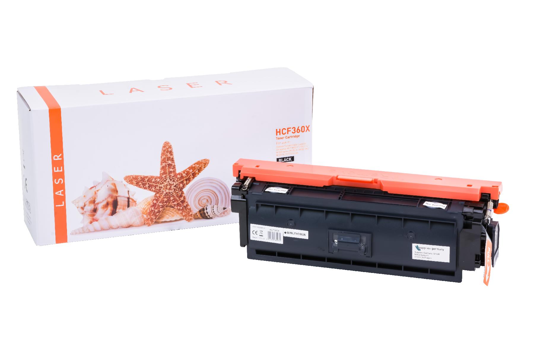 CF360X alternativ Toner schwarz für HP / CF360X /508X / 12.500 Seiten CF360X alternativ Toner schwarz für HP / CF360X /508X / 12.500 Seiten