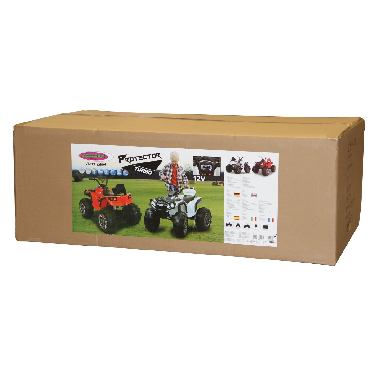 Kinderfahrzeug Quad Protector weiß