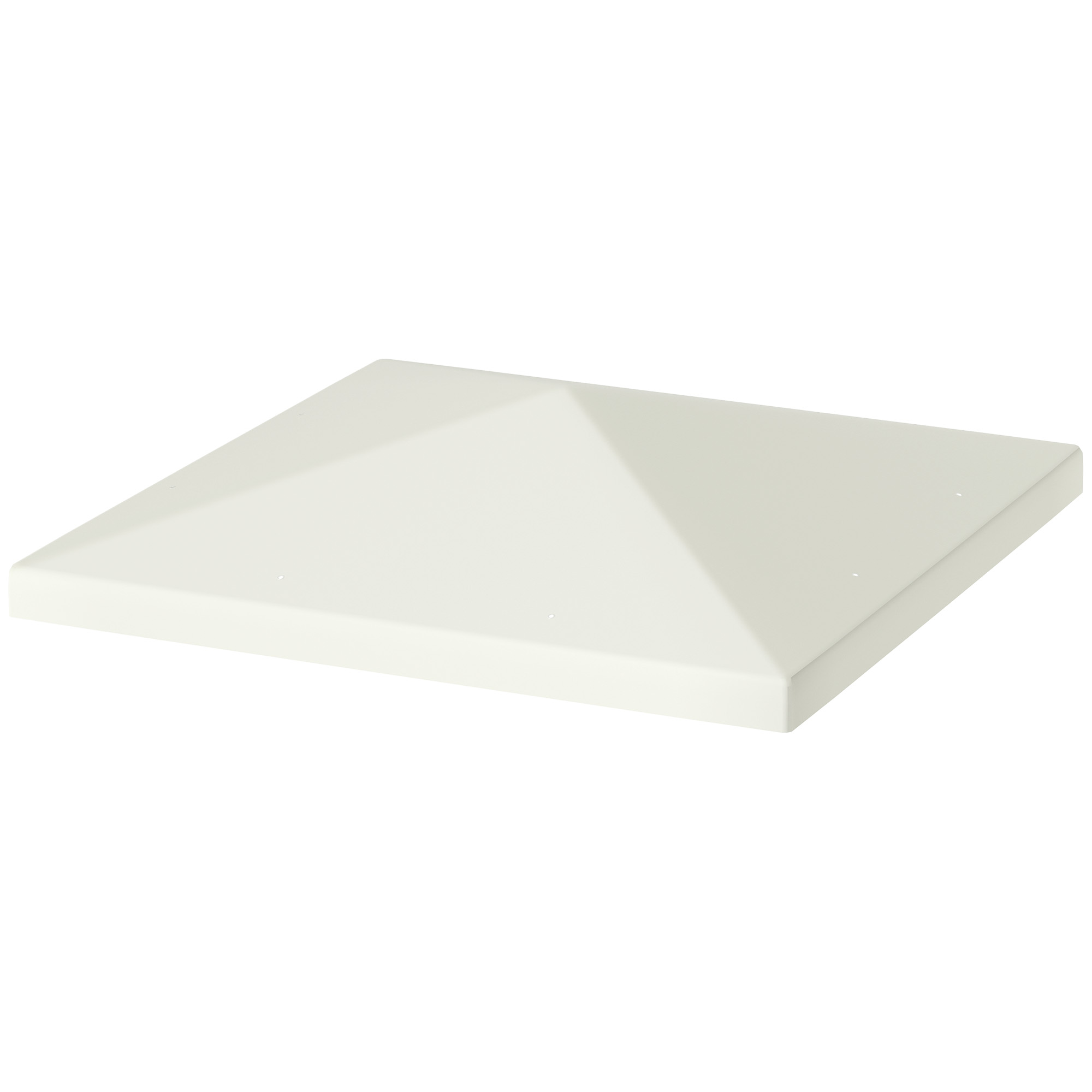 3 x 3 m Ersatzplane für Pavillon, Plane für Garten-Pavillon, mit Wasserablauföffnungen, UPF30+, Hellgrau