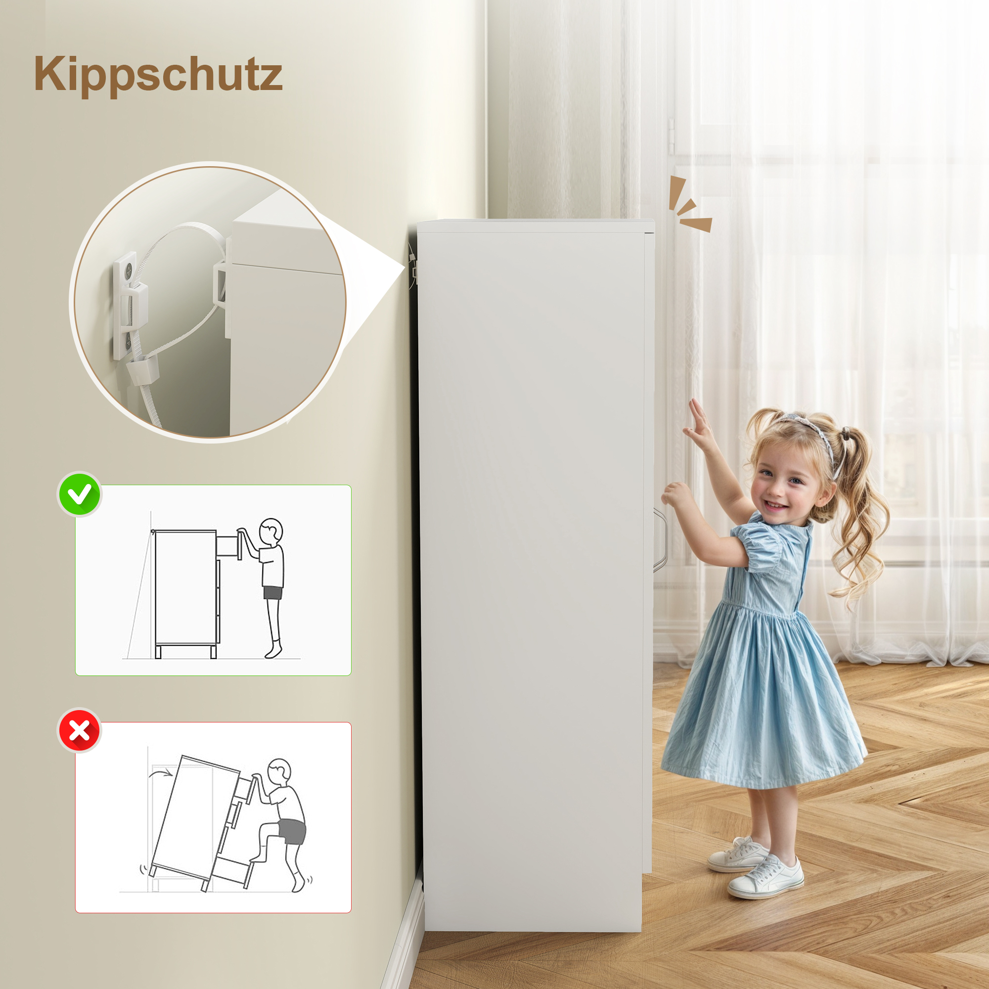 Schuhschrank mit Soft-Close-Scharnieren, verstellbare Regale, 6-stufiges Schuhregal für Flur, Eingangsbereich, für 14 Paare, 55 x 35 x 108 cm, Holz, Weiß