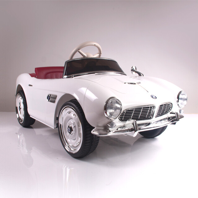 Kinderfahrzeug BMW 507 Oldtimer - weiß
