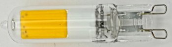 LED Stiftsockel G9, 4W, 500lm / 330°, 230V, 3000k / warmweiß, Glas