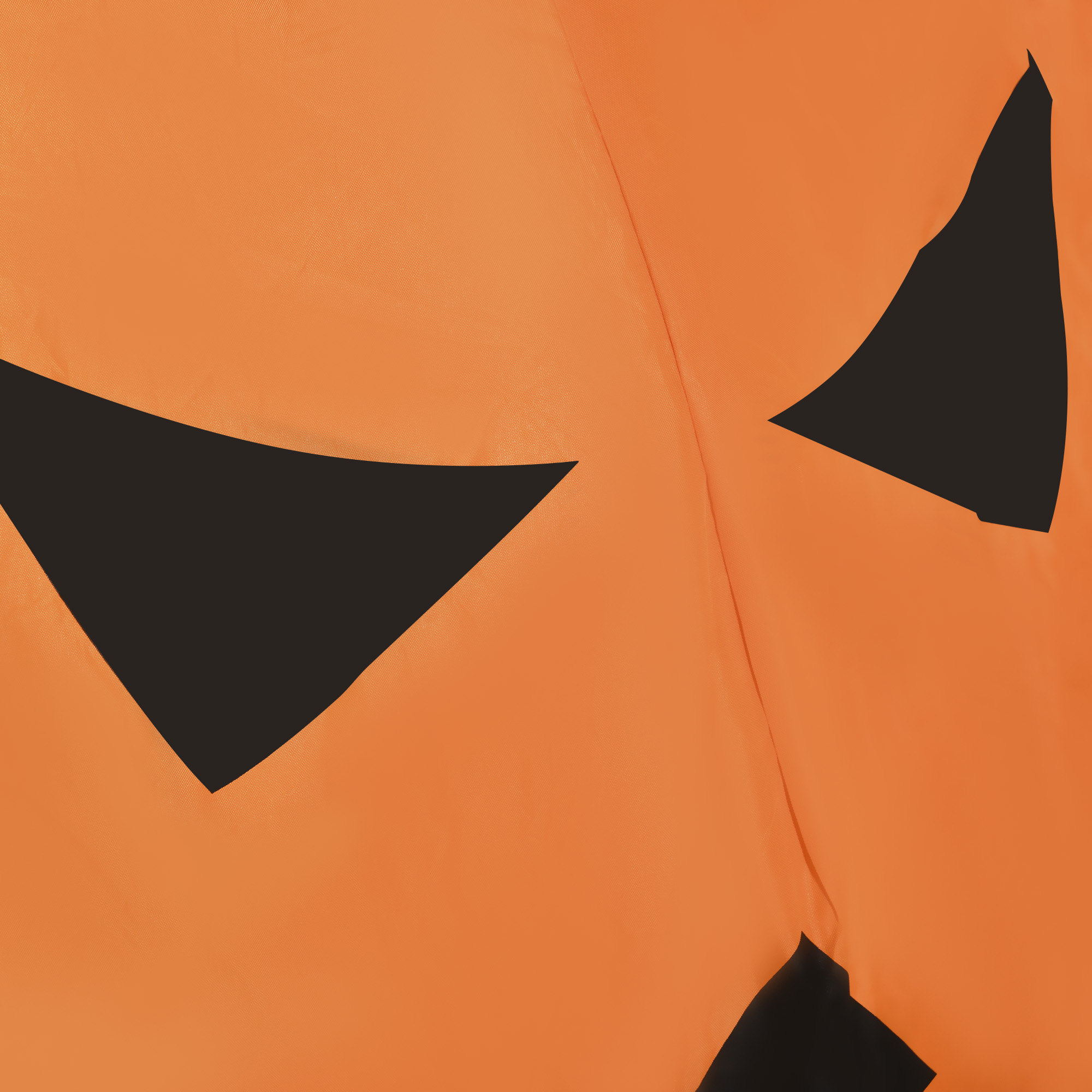 selbstaufblasende Halloweendekoration Halloweenkürbis, inkl LED´s Outdoor Wettebeständig, 76 x 64 x 115cm, Orange