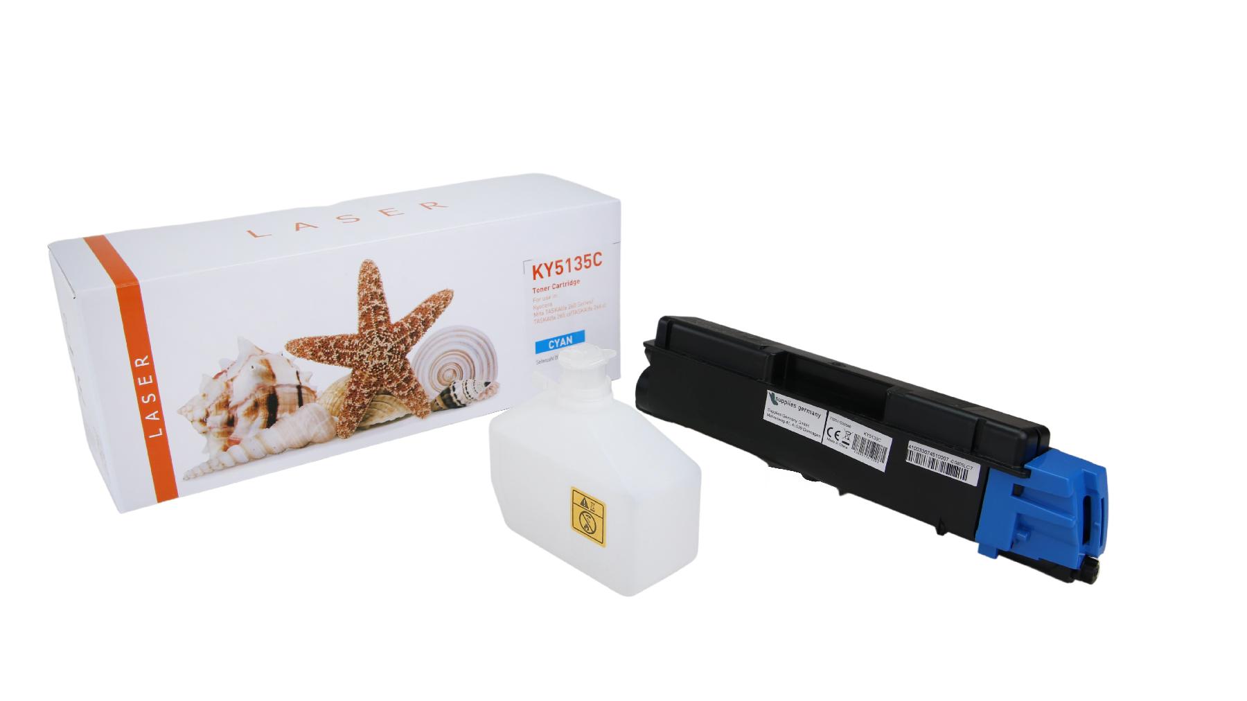 TK5135C alternativ Toner Cyan für Kyocera / TK5135C / 5.000 Seiten