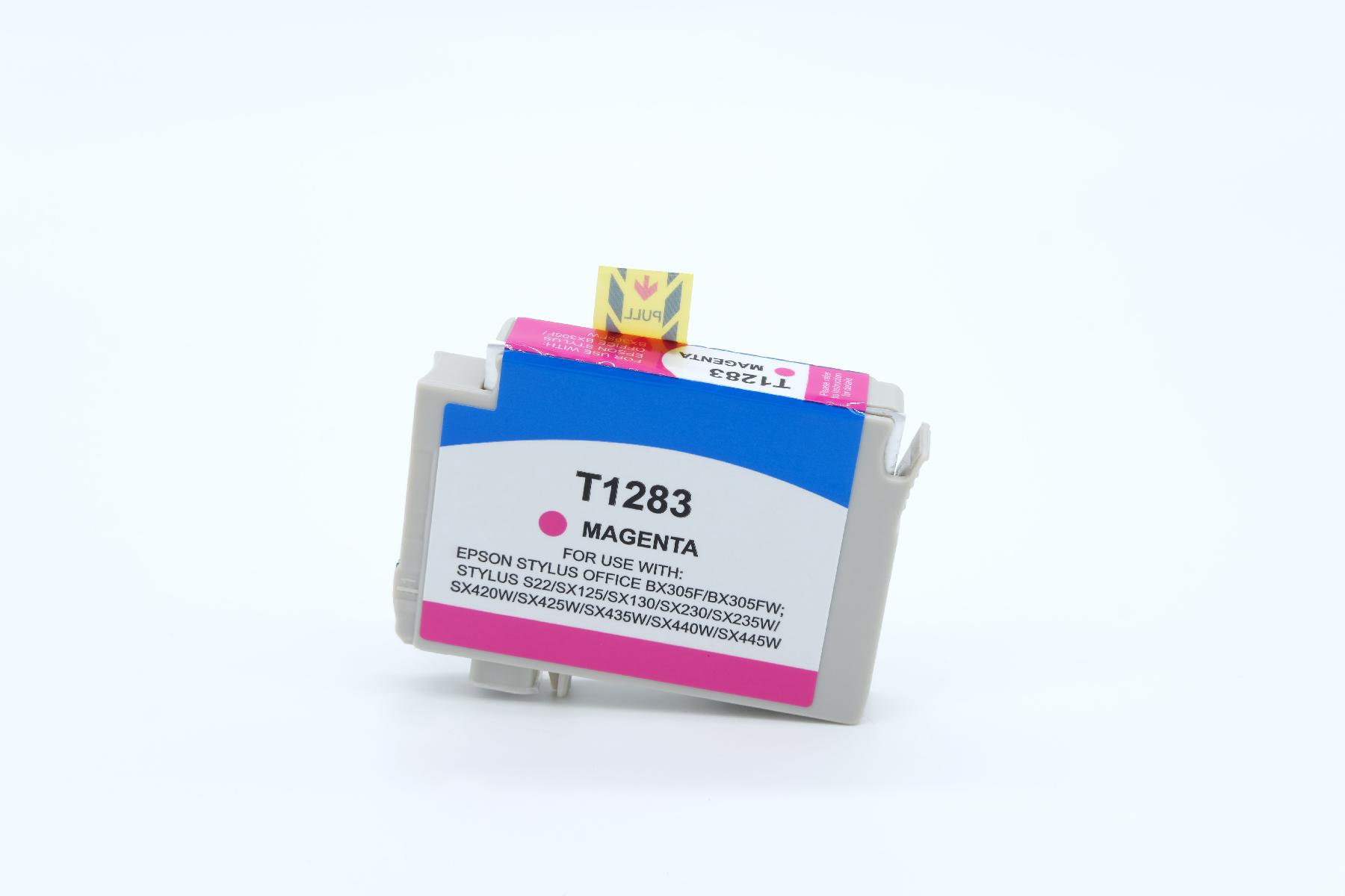 T1283 alternativ Tinte Magenta für Epson / C13T12834010 / 5ml T1283 alternativ Tinte Magenta für Epson / C13T12834010 / 5ml