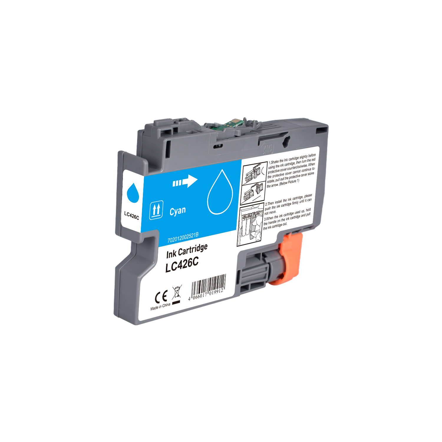 LC426C alternativ (Pigment) Tinte Cyan für Brother / LC426C / 16ml