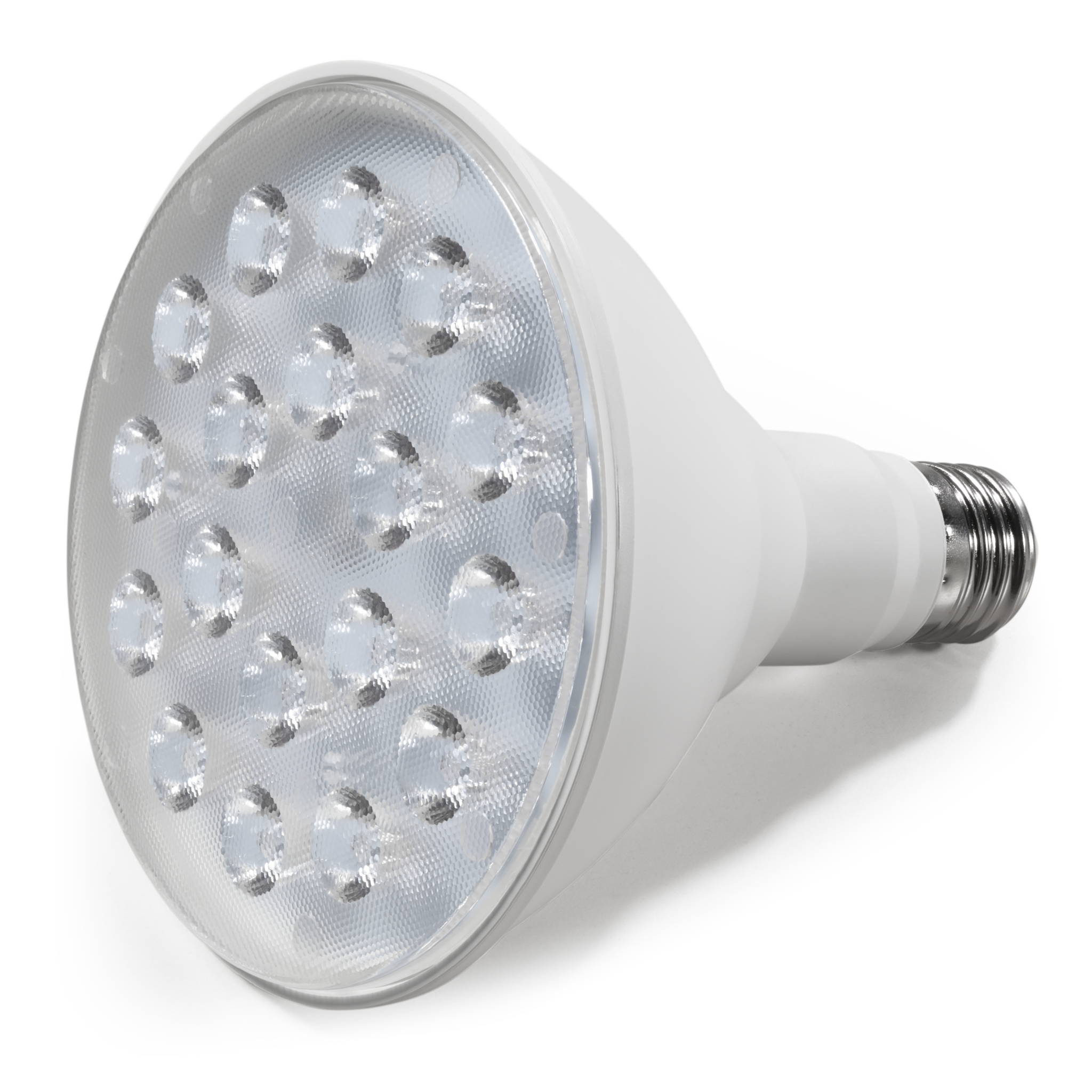 LED-Strahler McShine, E27, PAR38, 15W, 1.200 lm, 45°, 3000K, warmweiß