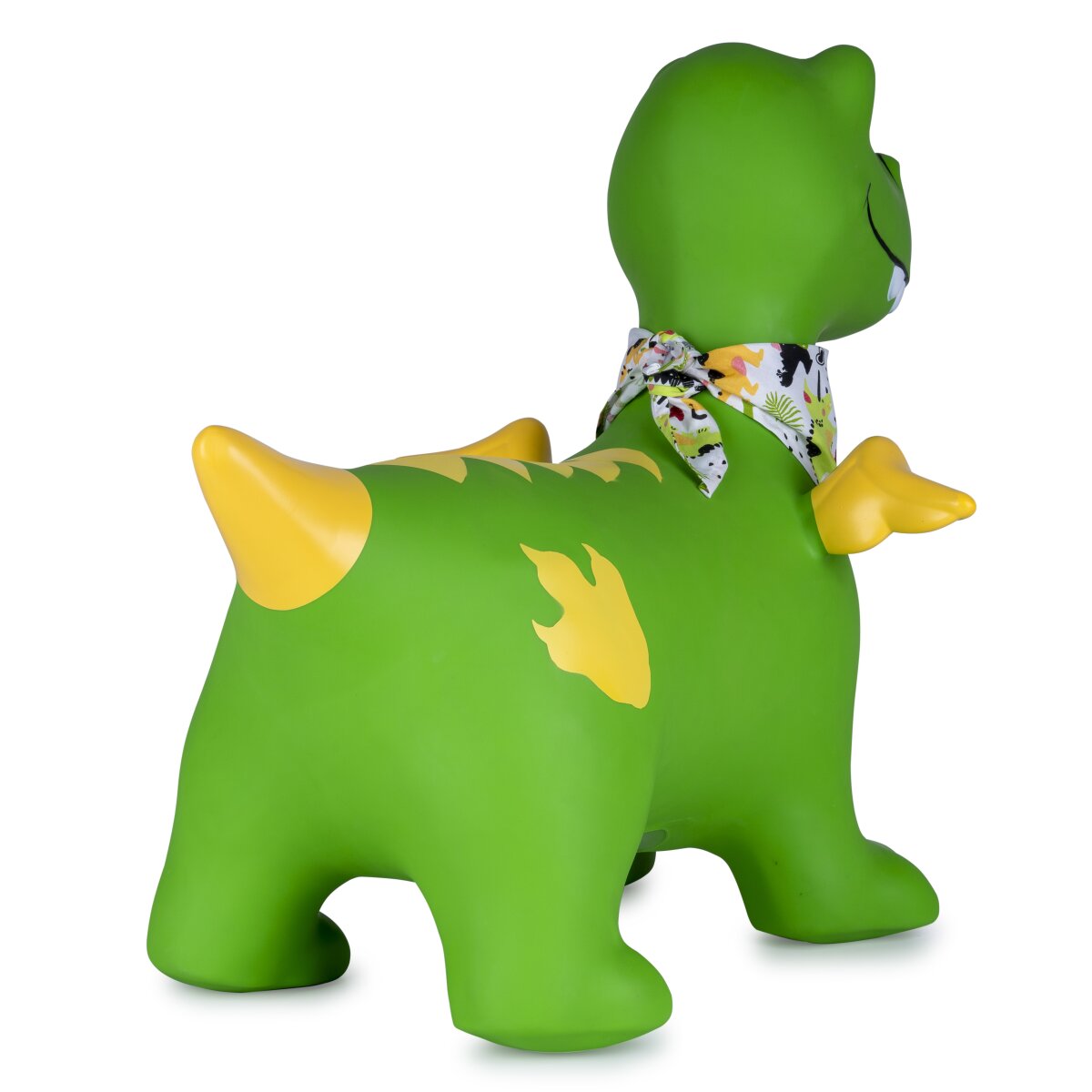 Hüpftier Dino mit Flügel HoppyDoo grün mit Pumpe