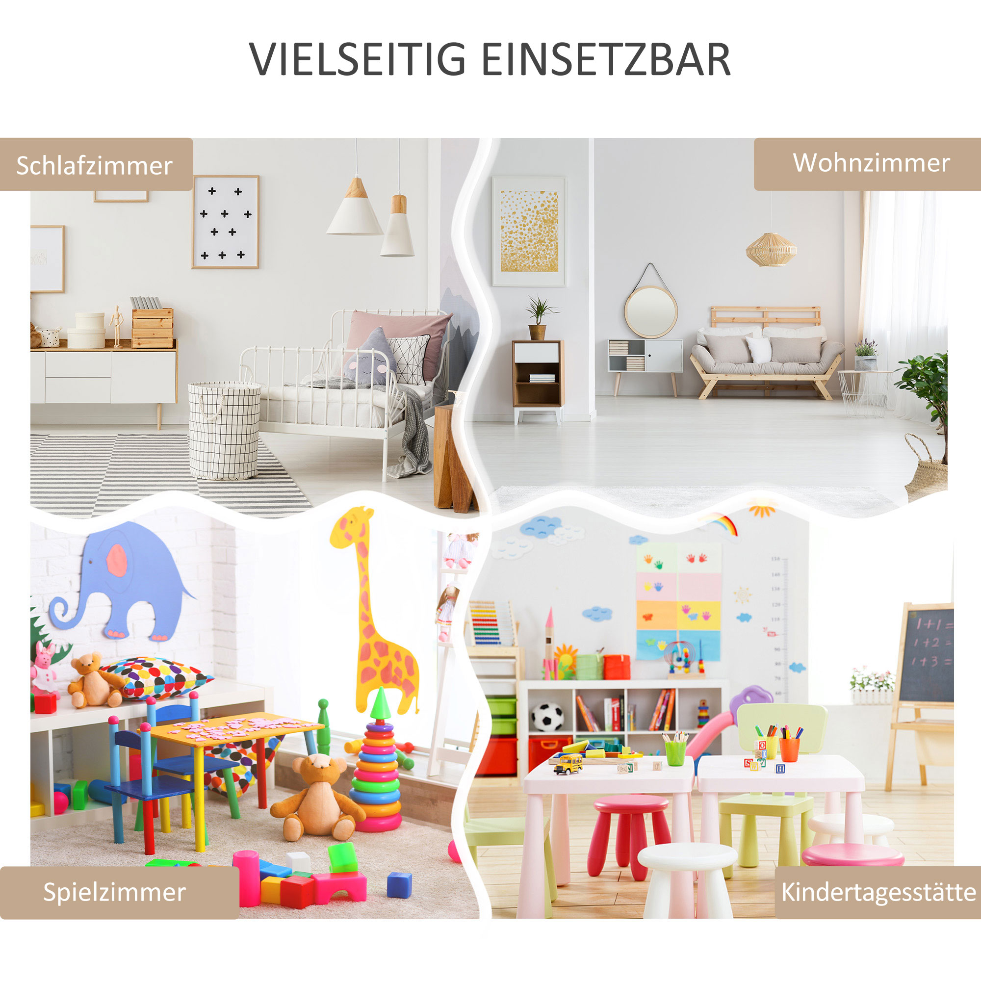 Kinderregal mit Schublade, Bücherregal mit Fächern, 60 x 29,9 x 90 cm, Weiß