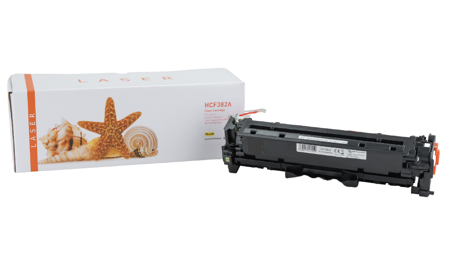 CF382A alternativ Toner gelb für HP / CF382A / 312A / 2.700 Seiten