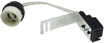 GU10 Lampenfassung mit Zugentlastung / Keramik Fassung mit 10cm Kabel