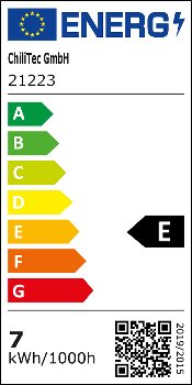 LED Glühlampe E27 "G50 AGL" warmweiß / 3000k, 600lm, 230V/7W, 160°