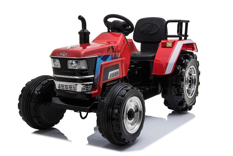 Kinderfahrzeug Traktor groß - rot