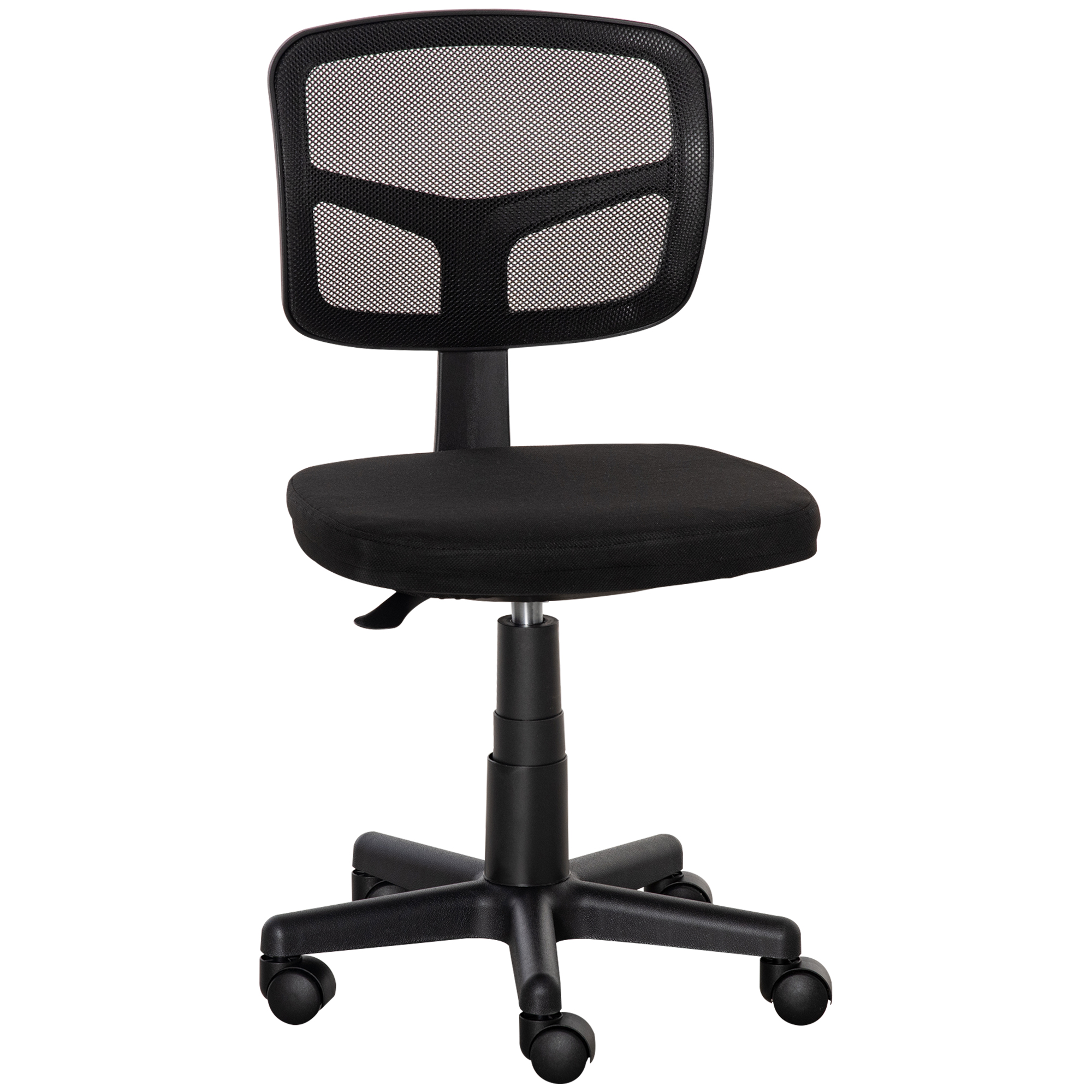 Bürostuhl Ergonomischer Schreibtischstuhl, Höhenverstellbarer Drehstuhl, Platzsparend Schwarz Bürostuhl Ergonomischer Schreibtischstuhl, Höhenverstellbarer Drehstuhl, Platzsparend Schwarz