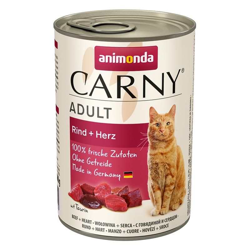 Animonda Cat Dose Carny Adult Rind & Herz - 400 g Animonda Cat Dose Carny Adult Rind & Herz - 400 g