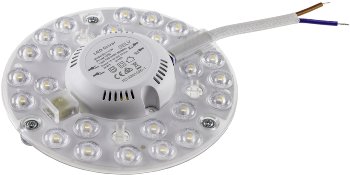 LED Umrüstmodul "UM12ww" für Leuchten / Ø125mm, 12W, 1200lm, 3000K, Magnethalter