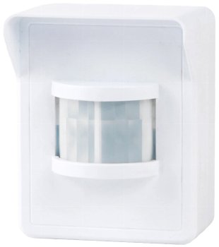 Funk-Klingel PIR Sensor "Pilota Porta" / Bewegungsmelder, Batteriebetrieb, IP44