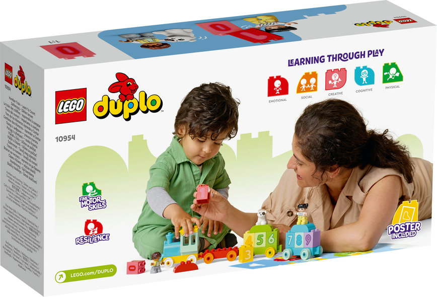 DUPLO® 10954 - Zahlenzug - Zählen lernen (23 Teile)