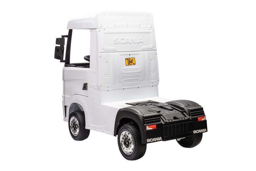 Kinderfahrzeug SCANIA R Series 4 Motoren - mit Hänger - schwarz