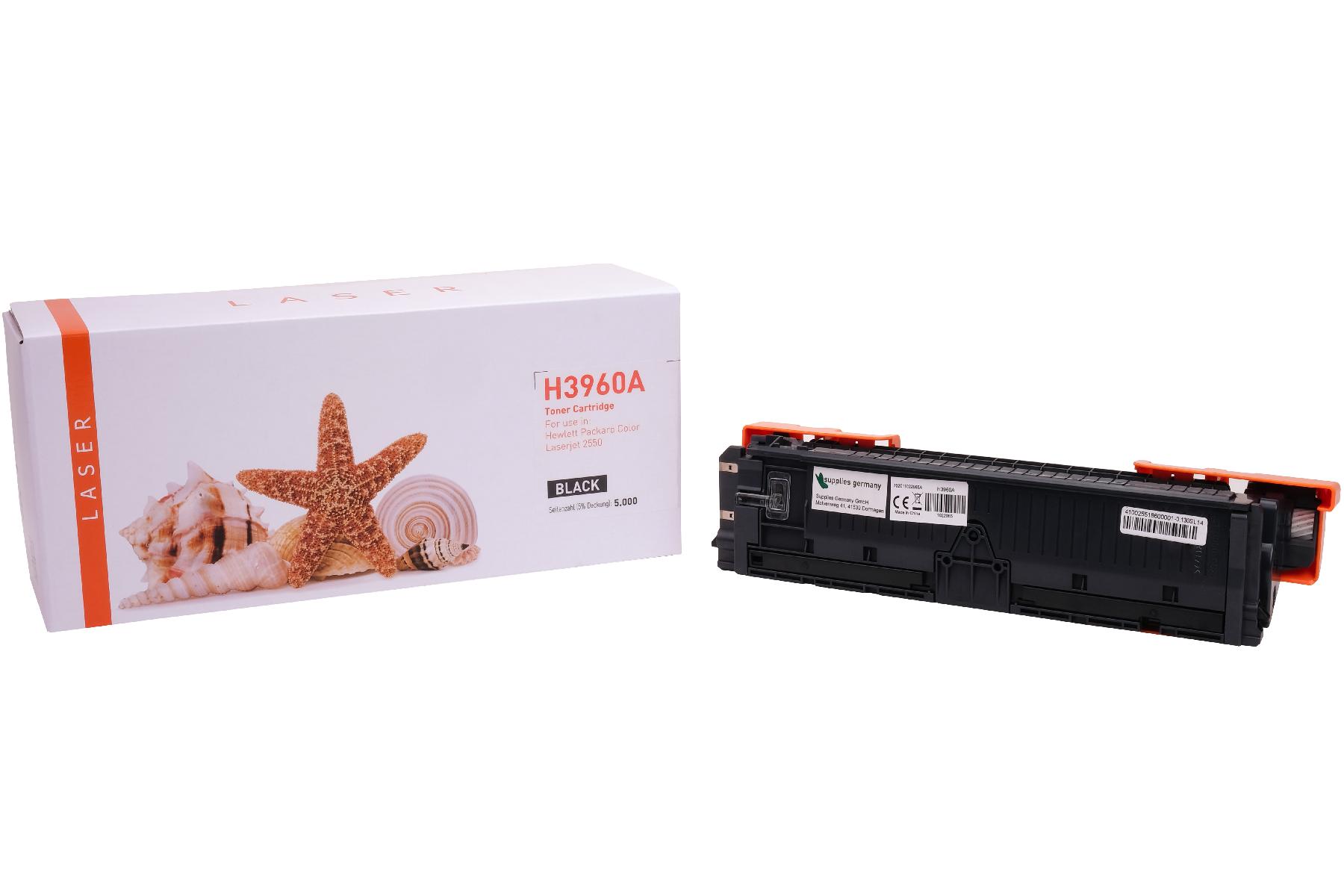 Q3960A alternativ Toner schwarz für HP / Q3960A / 122A / 5.000 Seiten