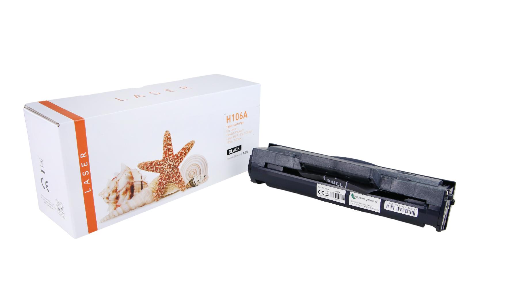 106A alternativ Toner schwarz für HP / W1106A / 1.000 Seiten