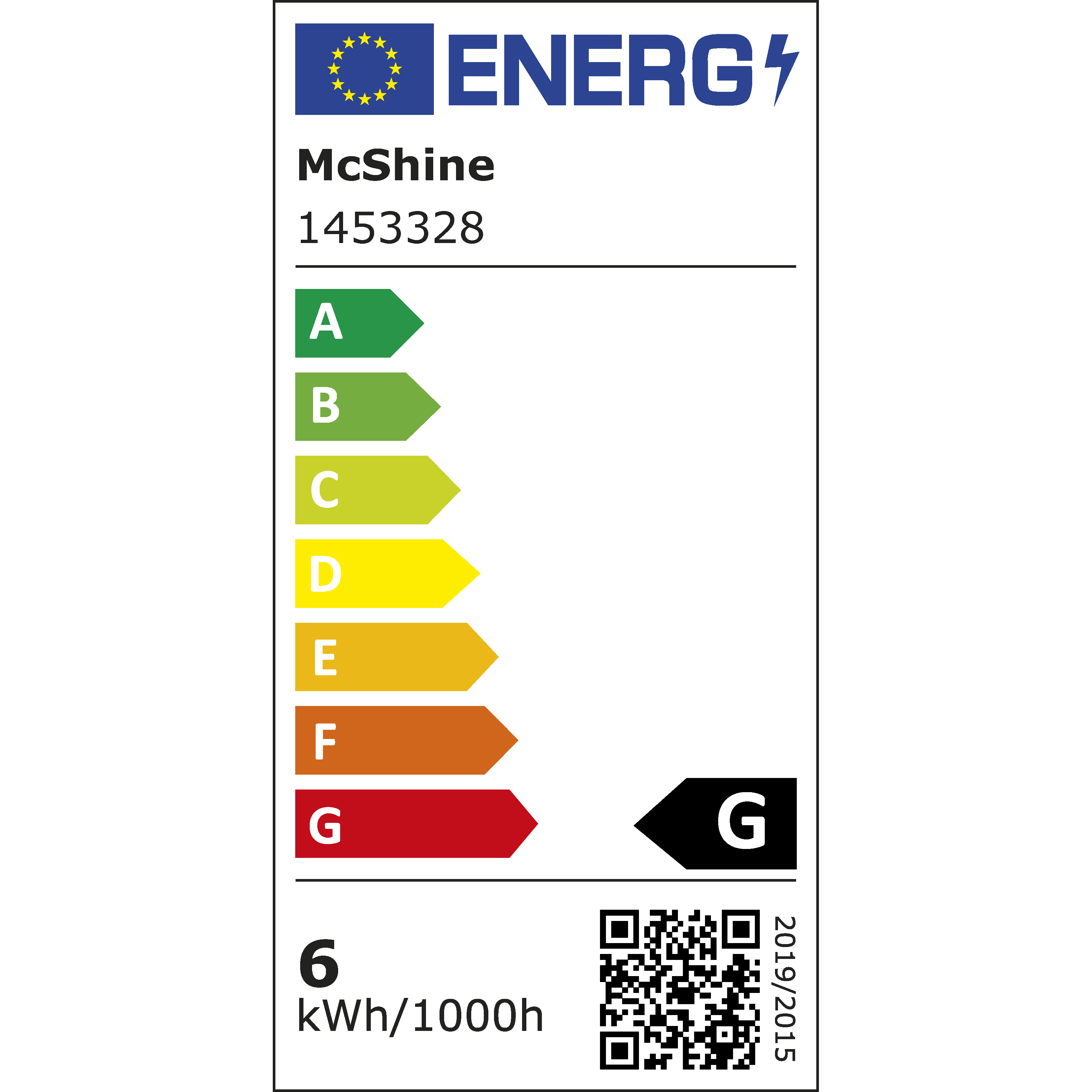 LED-Strahler McShine ''MS-60-10'' GU10, 6W, 510lm, 6500K, tageslichtweiß,10er-Pack