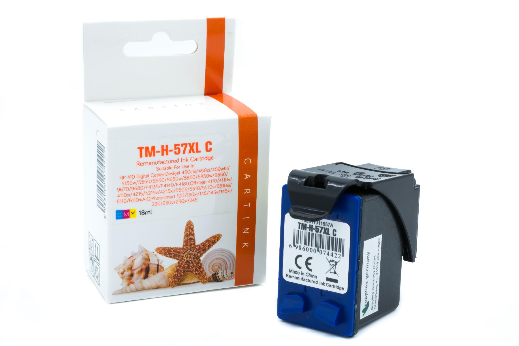 57 Refill Tinte Color für HP / C6657A / 17ml 57 Refill Tinte Color für HP / C6657A / 17ml