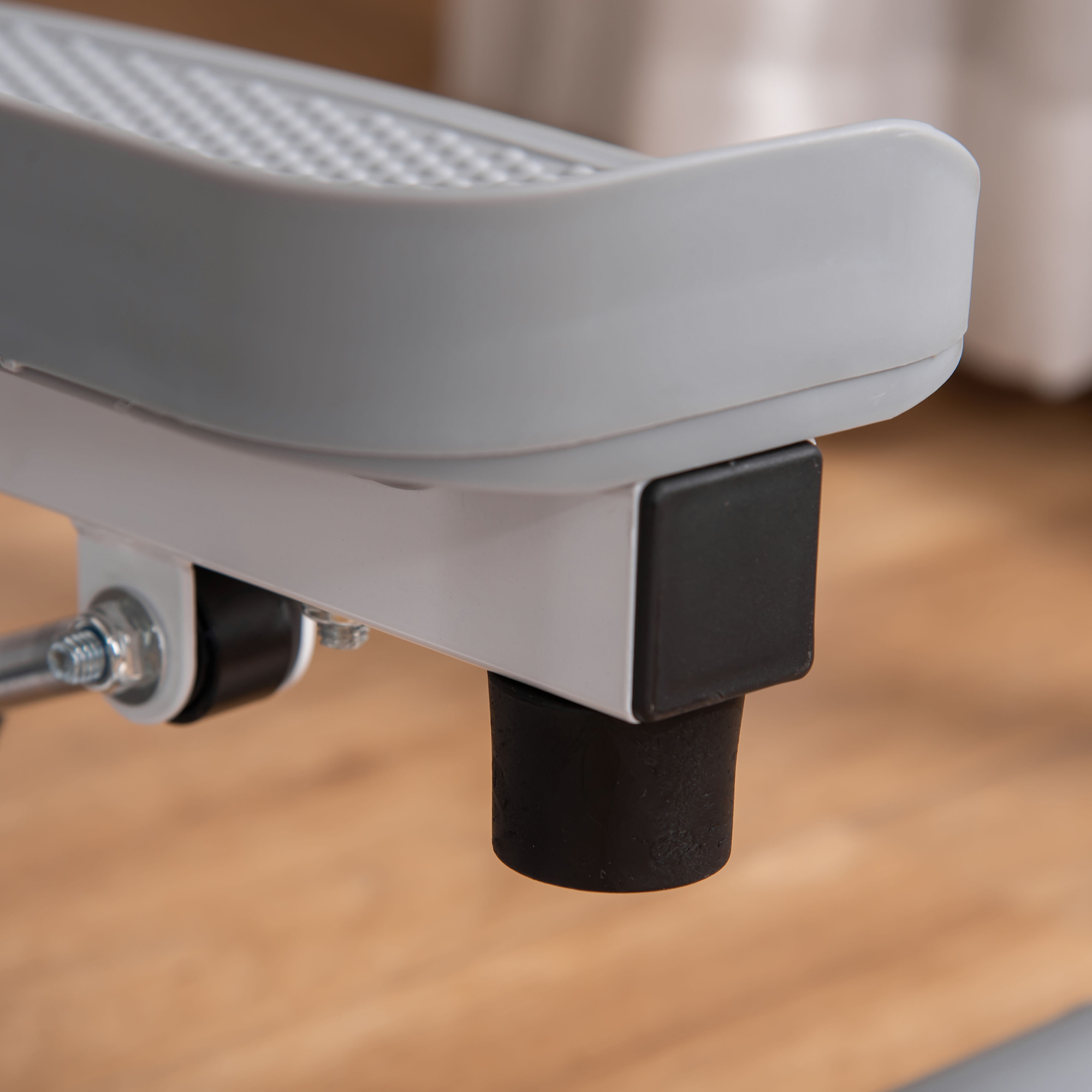 Stepper Heimtrainer für Zuhause mit LCD-Bildschirm einstellbare Geschwindigkeit Metall ABS 55 x 53 x 118-128 cm