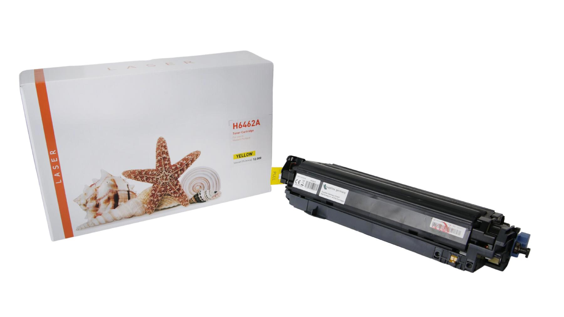 Q6462A alternativ Toner gelb für HP / Q6462A / 12.000 Seiten