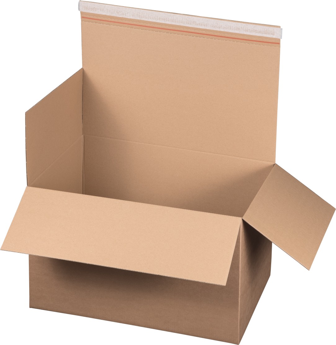 Fixboden-Aufrichtekarton, Xtra-Strong, 304x216x130-220, braun, VPE10