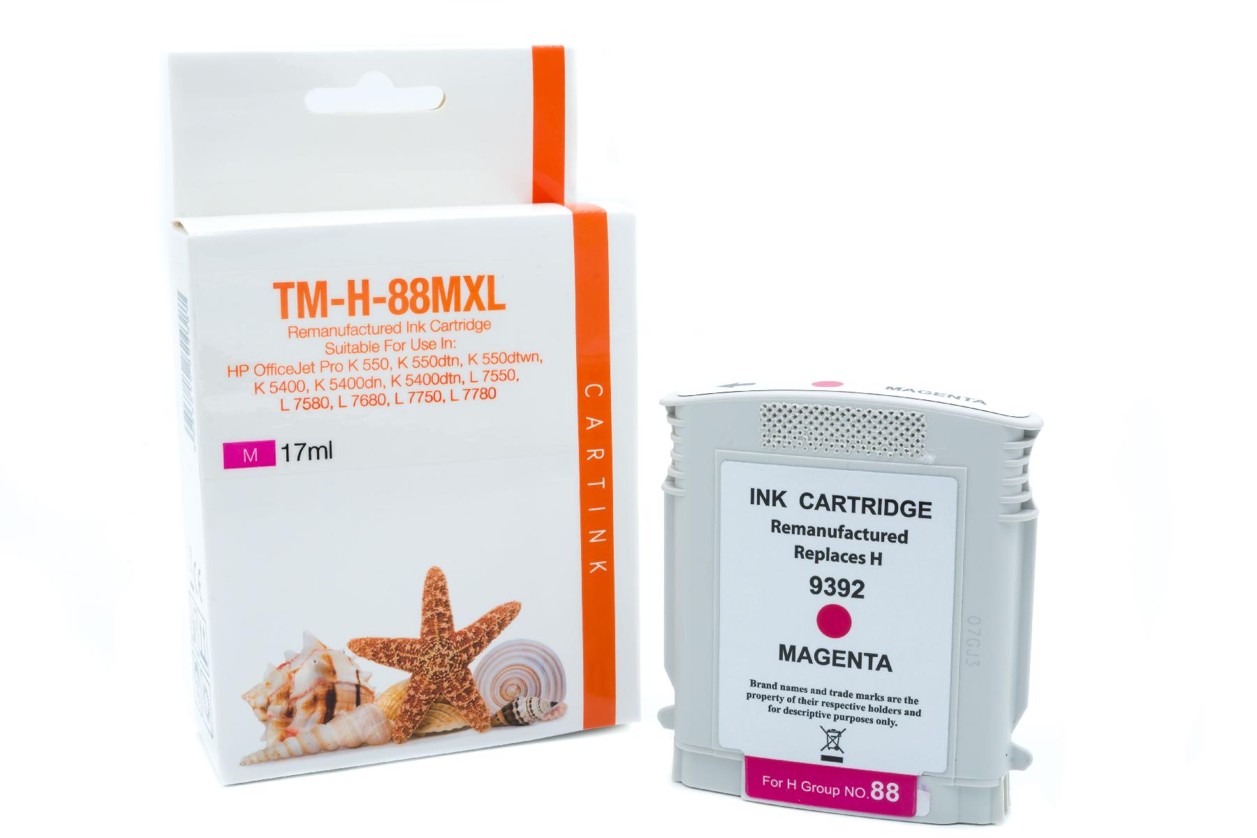 88MXL Refill Tinte Magenta für HP / C9392A / 17ml 88MXL Refill Tinte Magenta für HP / C9392A / 17ml