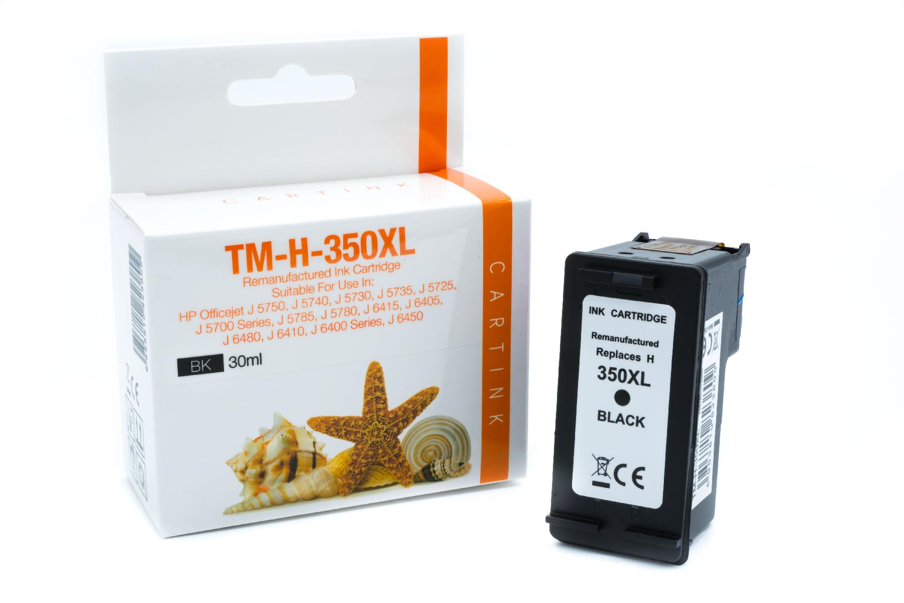 350XXL Refill Tinte black für HP / CB336EE / 30ml