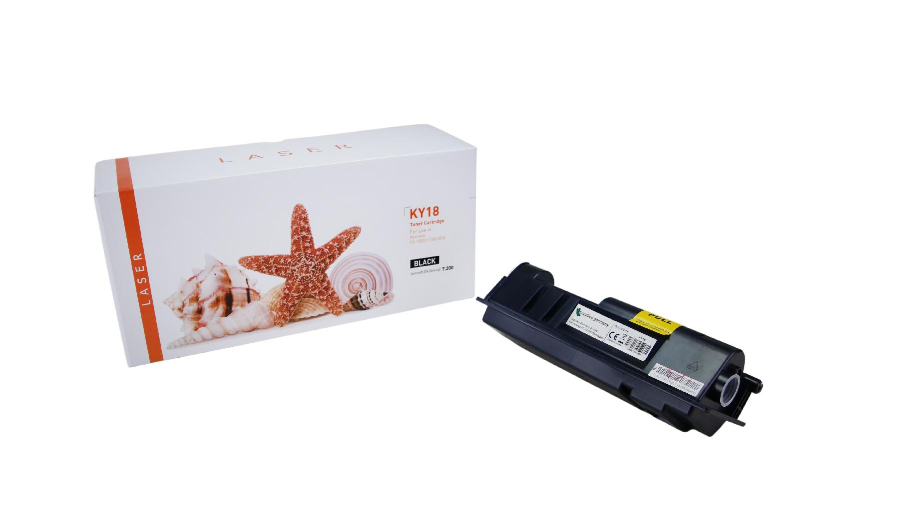 TK18 alternativ Toner schwarz für Kyocera  / TK18 / 7.200 Seiten