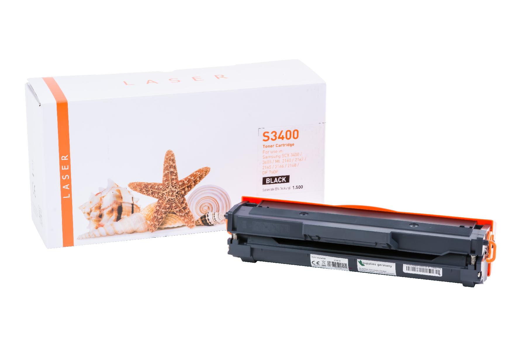SCX3400 alternativ Toner black für Samsung  / MLTD101S/ELS / 1.500 Seiten