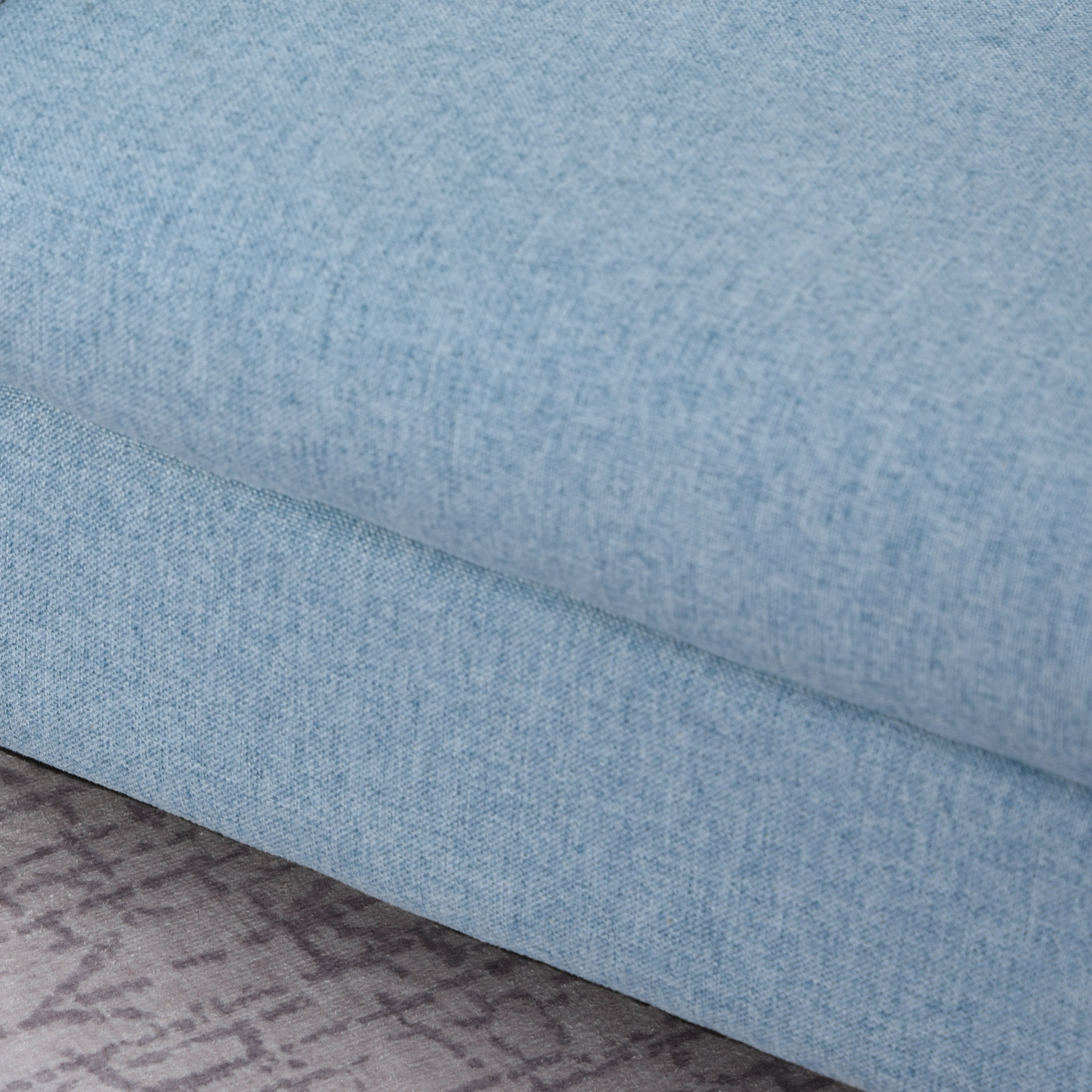 Kindersessel Kindersofa mit Leinen-Optik, massiven Holzfüßen Sessel aus Schaumstoff Kinderstuhl für Kinderzimmer, Spielzimmer, 49 x 45 x 44 cm, für Kinder 3-5 Jahre Blau