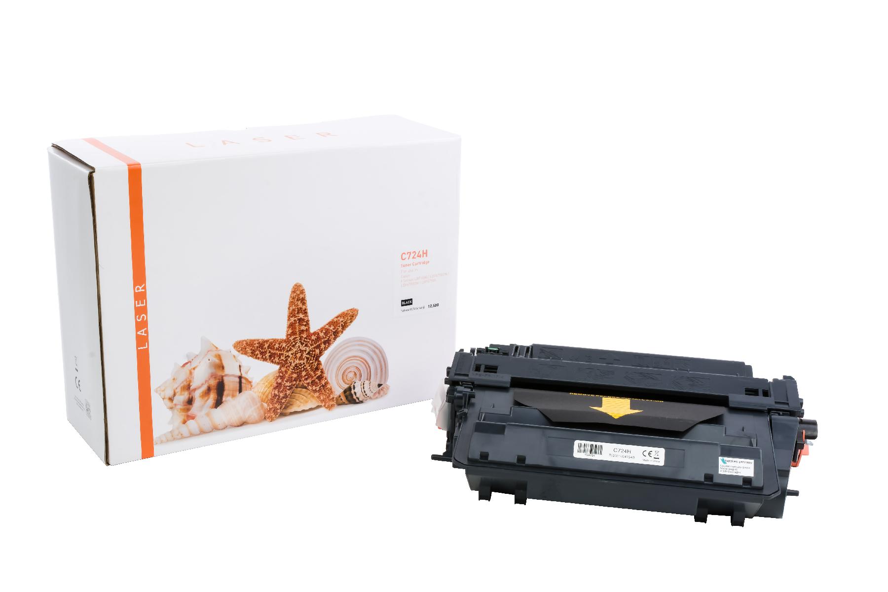 724H alternativ Toner schwarz für Canon  / 724H / 12.500 Seiten