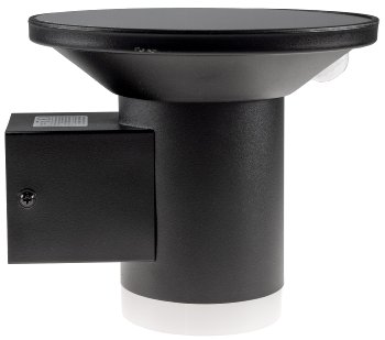 LED Solar Wandleuchte "SWL-AS500" / IP44, warmweiß 3000K, PIR Sensor
