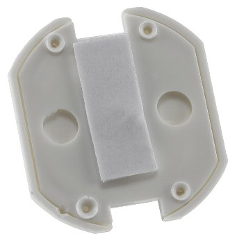 Einsteckschutz für Steckdosen, Weiß / mit Drehmechanik, 5er-Set