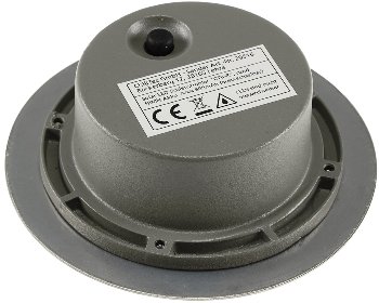 Solar LED Bodenstrahler "CTB-R", rund / ØxH 12x4cm, IP44, Edelstahl-Front