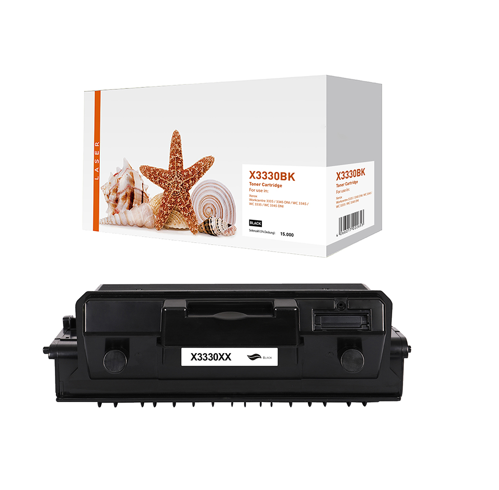 X3330schwarz alternativ Toner schwarz für Xerox / 106R03624 / 15.000 Seiten