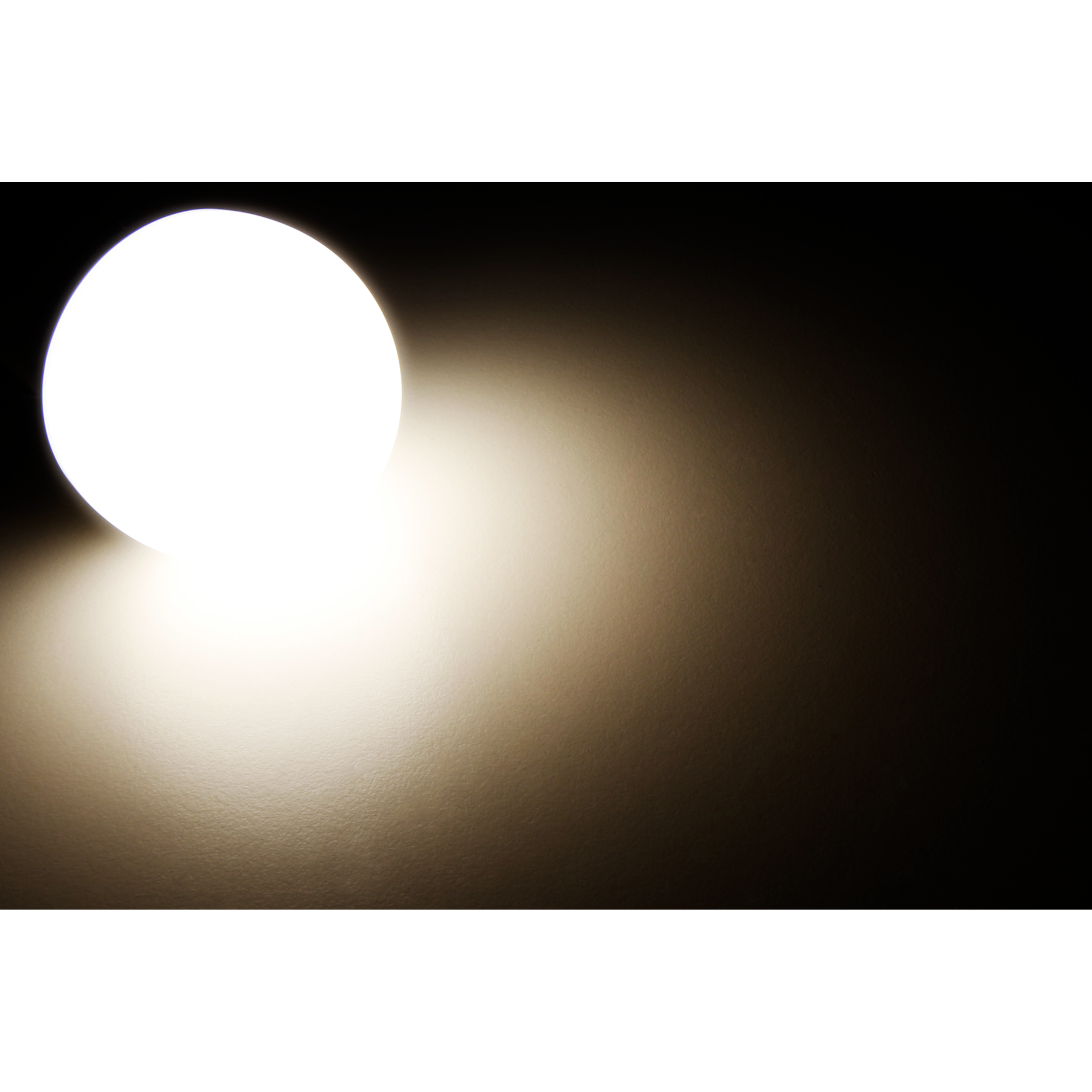 LED Glühlampe McShine, E27, 7W, 650lm, 240°, 3000K, warmweiß, Ø60x109mm