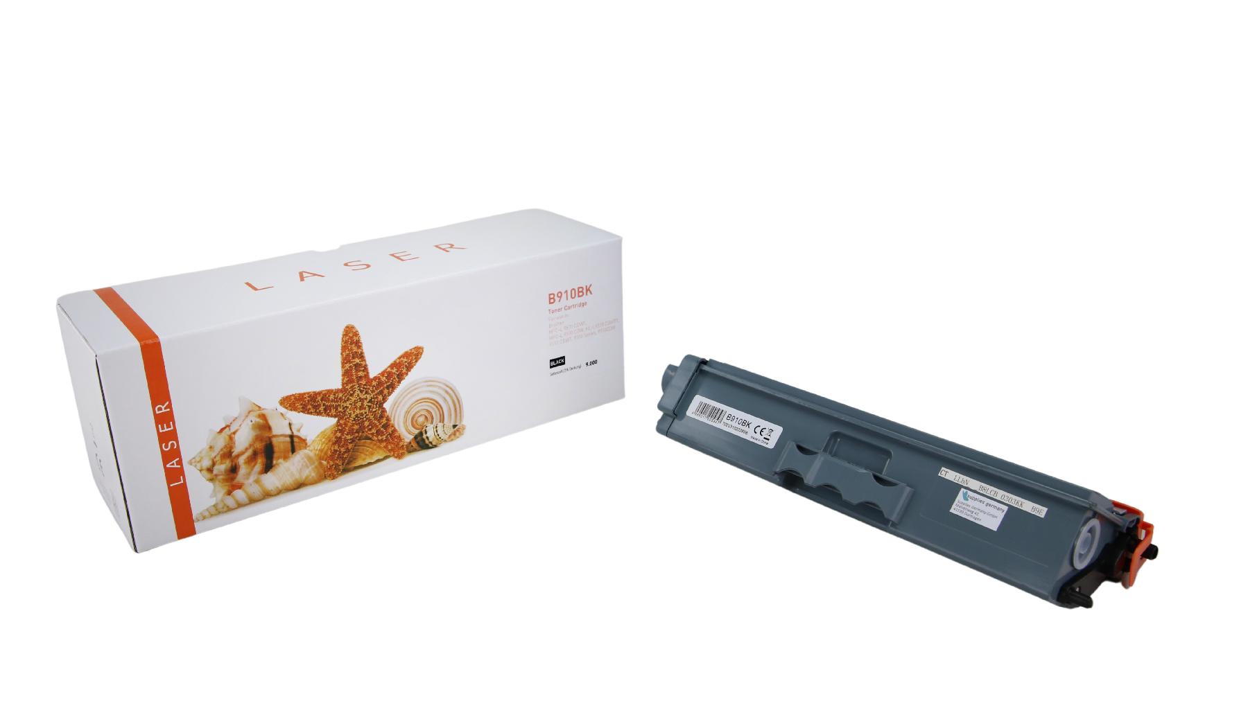 TN910BK alternativ Toner black für Brother / TN910BK / 9.000 Seiten