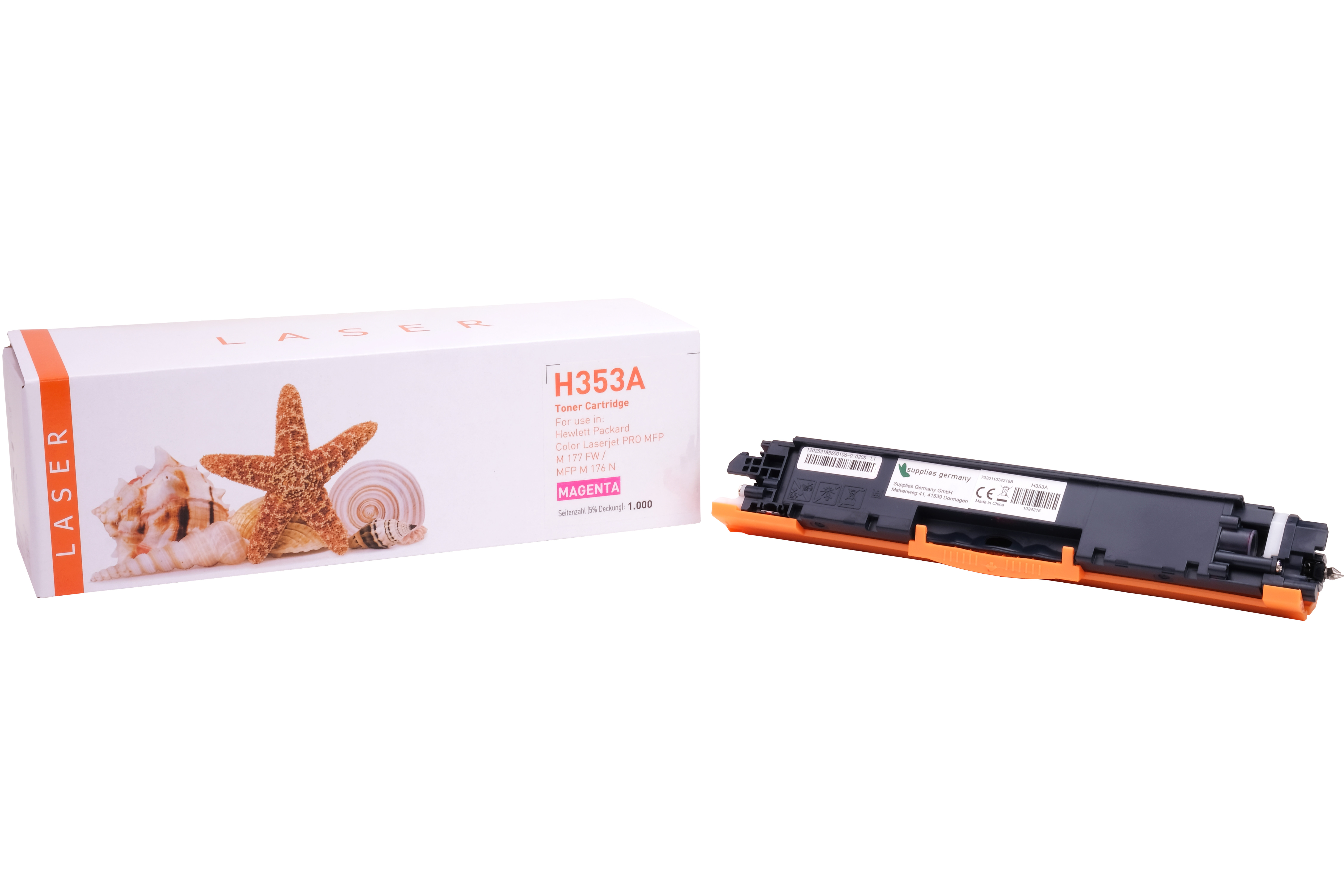 CF353A alternativ Toner Magenta für HP / CF353A / 130A / 1.000 Seiten CF353A alternativ Toner Magenta für HP / CF353A / 130A / 1.000 Seiten