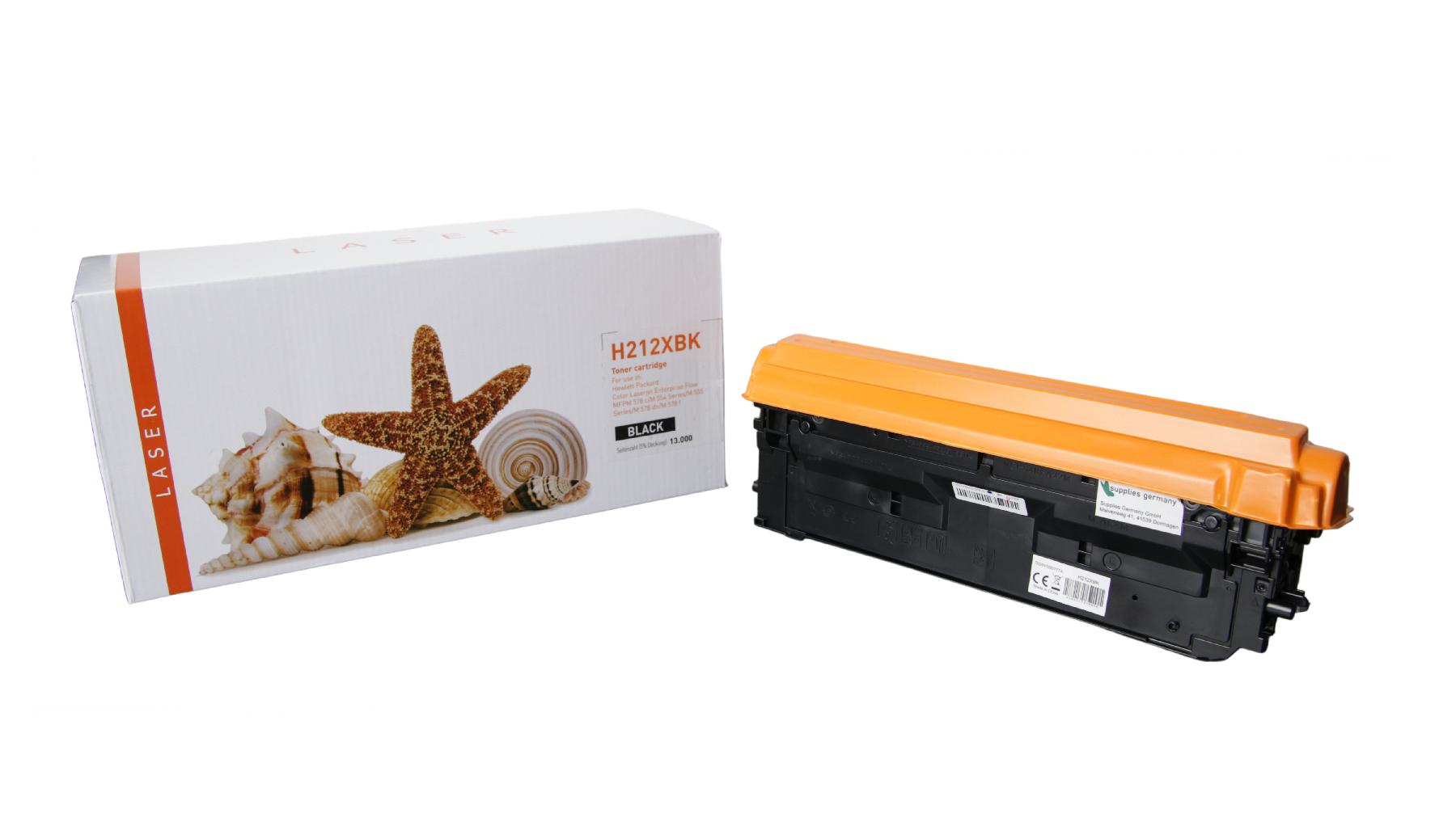 212Xschwarz alternativ Toner schwarz für HP / W2120X / 13.000 Seiten